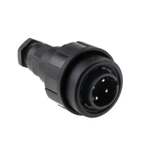 Bulgin Circular Connector, 4 Contacts, Cable Mount, Plug, Male, IP68, IP69K, Standard Buccaneer Series - PX0748/P product image