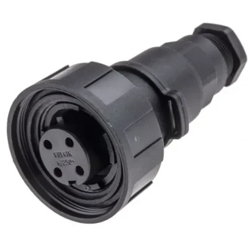 Bulgin Circular Connector, 4 Contacts, Cable Mount, Socket, Female, IP68, IP69K, Standard Buccaneer Series - PX0748/S product image