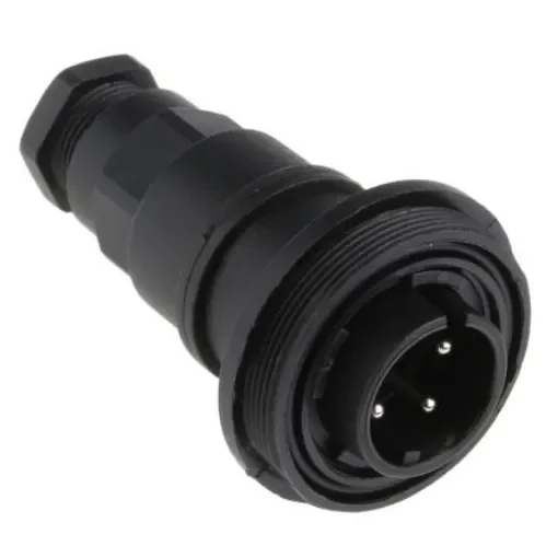Bulgin Circular Connector, 4 Contacts, In-line, Plug, Male, IP68, IP69K, Standard Buccaneer Series - PX0749/P product image