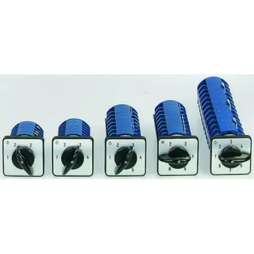 Kraus & Naimer, 3P 3 Position Multi Step Cam Switch, 63A, Knob Actuator - C42.A270/GBA001.E product image