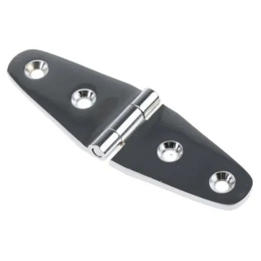 Pinet Brass Strap Hinge, Screw Fixing, 30mm x 98.5mm x 3mm - 2937695 product image