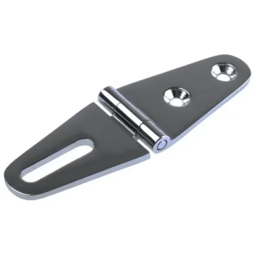 Pinet Steel Strap Hinge, Screw Fixing, 98.5mm x 98.5mm x 3mm - 2937702 product image