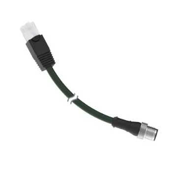 BannerLC15T, 2m, Green M12 to Male RJ45 Female, Unshielded Unshielded, Terminated PVC Sheath - BWA-EX2M product image