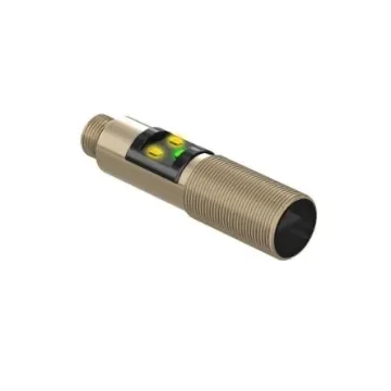 Banner Background Suppression Photoelectric Sensor, Barrel Sensor, 100 mm Detection Range - M18-3VPFF100-Q8 product image