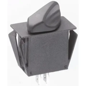 Otto, 2 Position SPST Rotary Switch, 20 A @ 28 V dc, Tab - R2AA111NNNNN product image