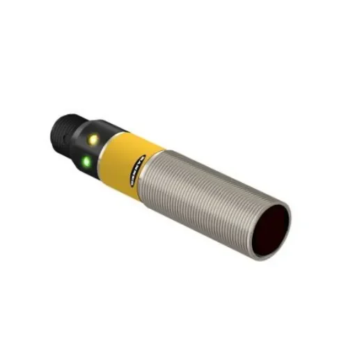 Banner Retroreflective Photoelectric Sensor, Barrel Sensor, 2 m Detection Range - M18SP6LPQ product image