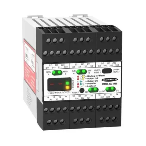 Banner MMD Safety Relay Safety Relay, 24V dc, 2 Safety Contacts - MMD-TA-11B product image