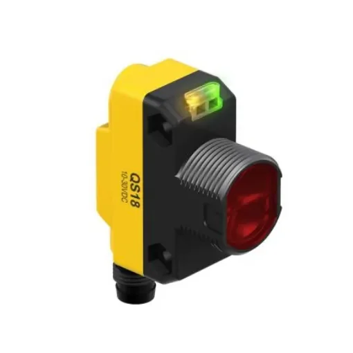 Banner Fixed Field Photoelectric Sensor, Miniature Sensor, 100 mm Detection Range - QS18VN6FF100Q7 product image