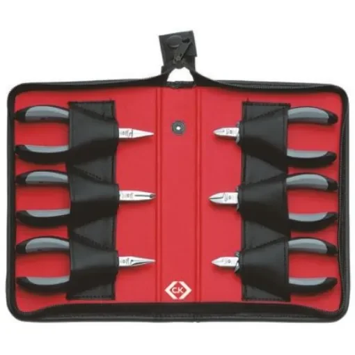 CK 6-Piece Plier Set, ESD, 245 mm Overall - T3703D product image
