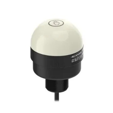 Banner Capacitive Switch Momentary NO,Illuminated, Green, NPN/PNP, IP65 - K70ABT2XGH product image