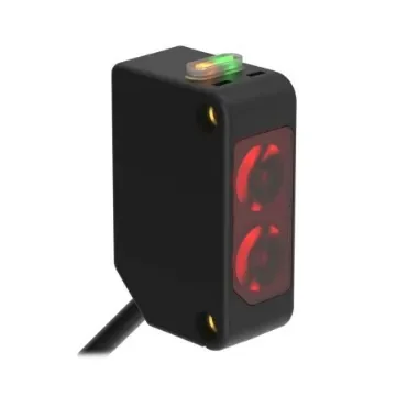 Banner Background Suppression Photoelectric Sensor, Rectangular Sensor, 100 mm Detection Range - Q20PFF100Q product image