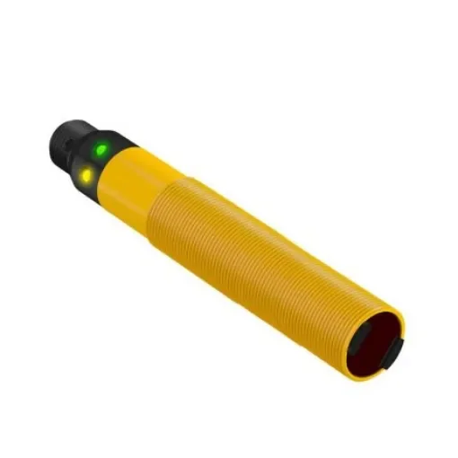 Banner Background Suppression Photoelectric Sensor, Barrel Sensor, 100 mm Detection Range - S18AW3FF100Q product image