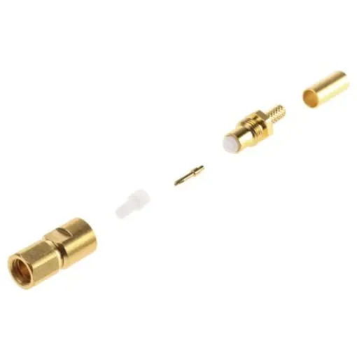 Radiall, Plug Cable Mount SMC Connector, 50O, Crimp Termination, Straight Body - R112075000 product image