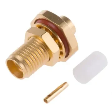 Radiall, Jack Panel Mount SMA Connector, 50O, Solder Termination, Straight Body - R125325000W product image
