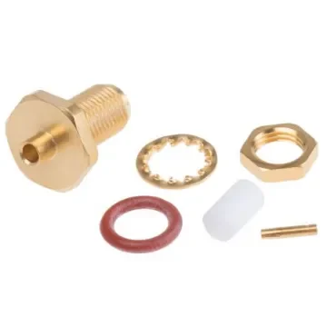 Radiall, Jack Panel Mount SMA Connector, 50O, Crimp Termination, Straight Body - R125326000W product image