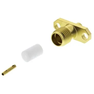 Radiall, Jack Flange Mount SMA Connector, 50O, Solder Termination, Straight Body - R125252000 product image