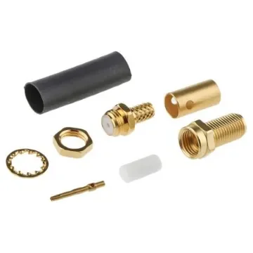 Radiall, Jack Cable Mount SMA Connector, 50O, Crimp Termination, Straight Body - R125308000 product image