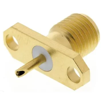 Radiall Straight 50O Panel Mount SMA Connector, Solder Termination - R125454000 product image