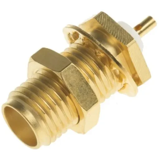 Radiall, Jack Panel Mount SMA Connector, 50O, Solder Termination, Straight Body - R125553000W product image