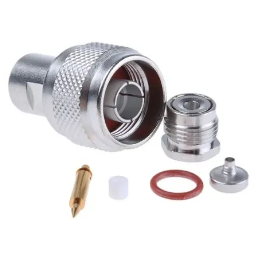 Radiall, Plug Cable Mount N Connector, 50O, Clamp Termination, Straight Body - R161004000W product image