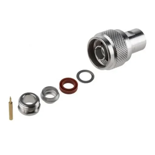 Radiall, Plug Cable Mount N Connector, 75O, Clamp Termination, Straight Body - R162012000W product image