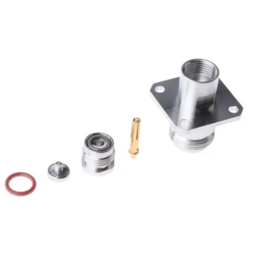 Radiall, Jack Panel Mount N Connector, 50O, Clamp Termination, Straight Body - R161252000 product image