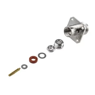 Radiall, Jack Panel Mount N Connector, 50O, Clamp Termination, Straight Body - R161256000W product image