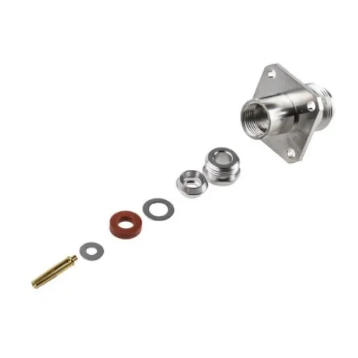 Radiall, Jack Panel Mount N Connector, 50O, Clamp Termination, Straight Body - R161256000W product image