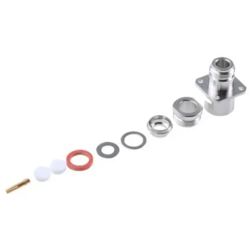 Radiall, Jack Panel Mount N Connector, 50O, Clamp Termination, Straight Body - R161270000 product image