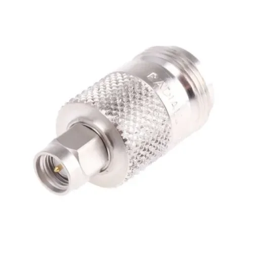 Radiall Straight 50O RF Adapter N Socket to SMA Plug 11GHz - R191327000 product image