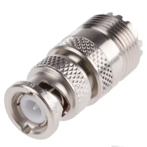 Radiall Straight 50O RF Adapter BNC Plug to UHF Socket 500MHz - R191445000 product image