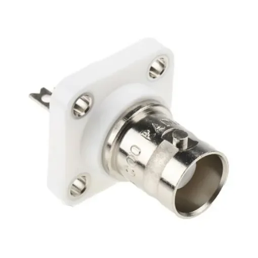Radiall R141 Series, Jack Flange Mount BNC Connector, 50O, Solder Termination, Straight Body - R141410000W product image