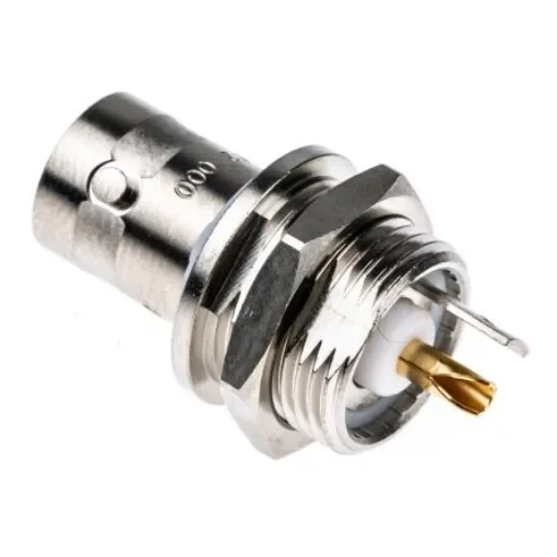 Radiall BNC Series, Jack Panel Mount BNC Connector, 50O, Solder Termination, Straight Body - R141572000W product image