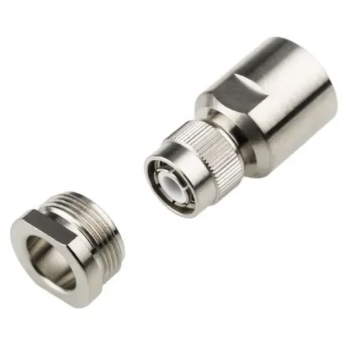 Radiall, Plug Cable Mount TNC Connector, 50O, Clamp Termination, Straight Body - R143018000 product image