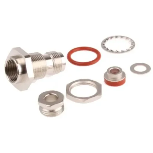 Radiall, Jack Panel Mount TNC Connector, 50O, Straight Body - R143325000 product image