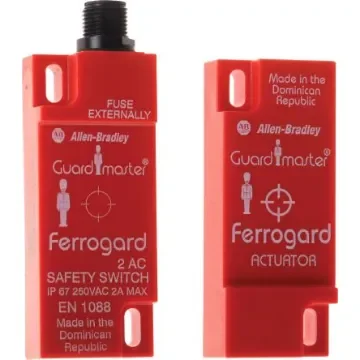 Allen Bradley Guardmaster 440N Series Magnetic Non-Contact Safety Switch, 250V ac, ABS Housing, NC, 4-Pin Micro QD - 440N-G02093 product image