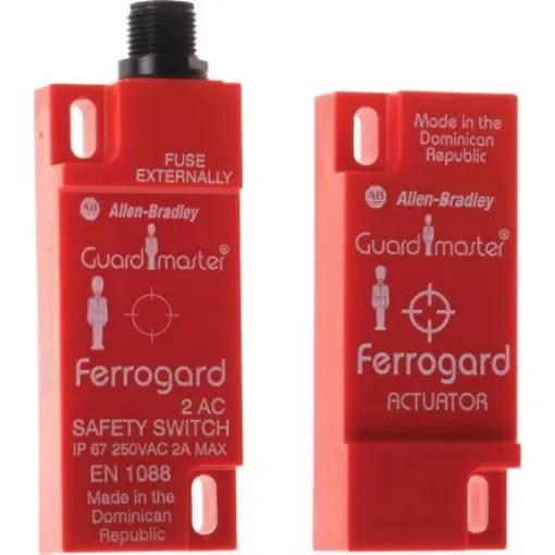 Allen Bradley Guardmaster 440N Series Magnetic Non-Contact Safety Switch, 250V ac, ABS Housing, NC, 4-Pin Micro QD - 440N-G02093 product image