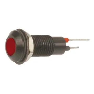 Marl Red Panel Mount Indicator, 24V dc, 6.4mm Mounting Hole Size - 612-301-22 product image