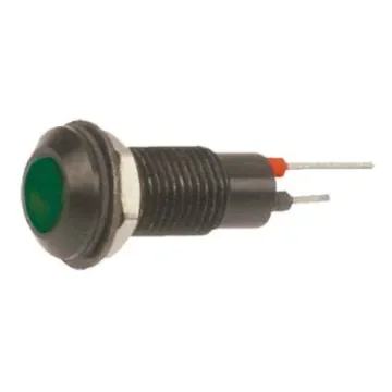 Marl Green Panel Mount Indicator, 24V dc, 6.4mm Mounting Hole Size - 612-324-22 product image