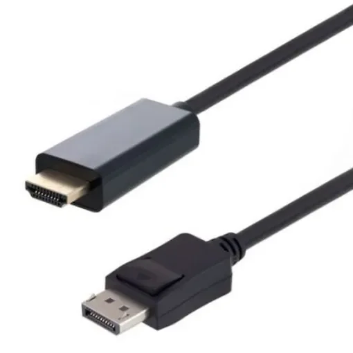 L-Com Male DisplayPort to Male HDMI, LSZH  Cable, 2m - VHA00014-2M product image