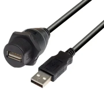 L-Com USB 2.0, Male USB A to Male USB A, 500mm - WPUSBAX-05M product image