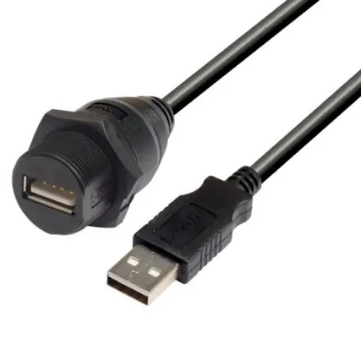 L-Com USB 2.0, Male USB A to Male USB A, 500mm - WPUSBAX-05M product image