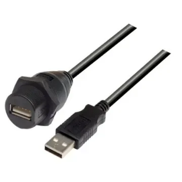 L-Com USB 2.0, Male USB to Male USB A, 3m - WPUSBAX-3M product image