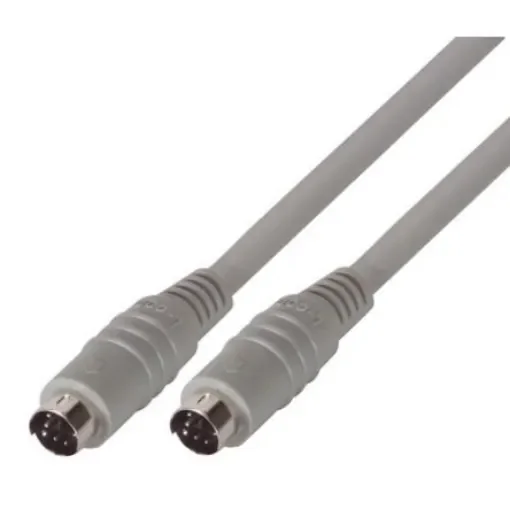 L-Com Male 6 Pin Header to Male 6 Pin Header Grey DIN Cable 6ft - DK226MM-6 product image