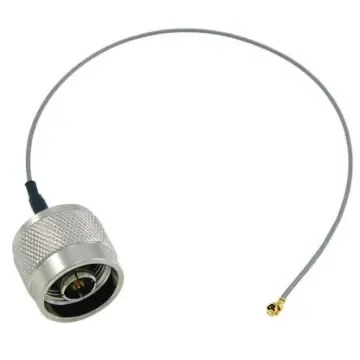 L-Com CA-UFL Series Male U.FL to Male N Type, 200mm, Low Loss Coaxial, Terminated50 ohms - CA-UFLNMQC20 product image