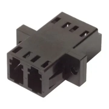 L-Com FOA-801 LC Singlemode Duplex Fibre Optic Adapter product image