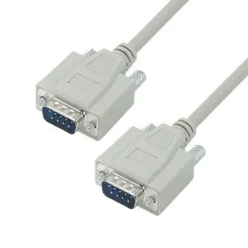 L-Com Male 9 Pin D-sub to Male 9 Pin D-sub Cable assembly, 10ft PVC - CSMN9MM-10 product image