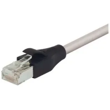L-ComTRD, 20ft Cat6, Grey RJ45 to Male RJ45 Male, Shielded Shielded, Terminated PVC Sheath - TRD695SCR-20 product image