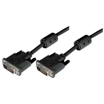 L-Com, Male DVI to Male DVI  Cable, 3ftBlack sheathAluminium Foil, Braid shielding - CGDVI-DL-MM-3 product image