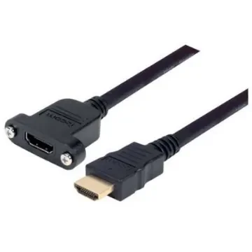 L-ComPMHD series, 500mm Male HDMI to Female HDMI - PMHDMF-0.5 product image